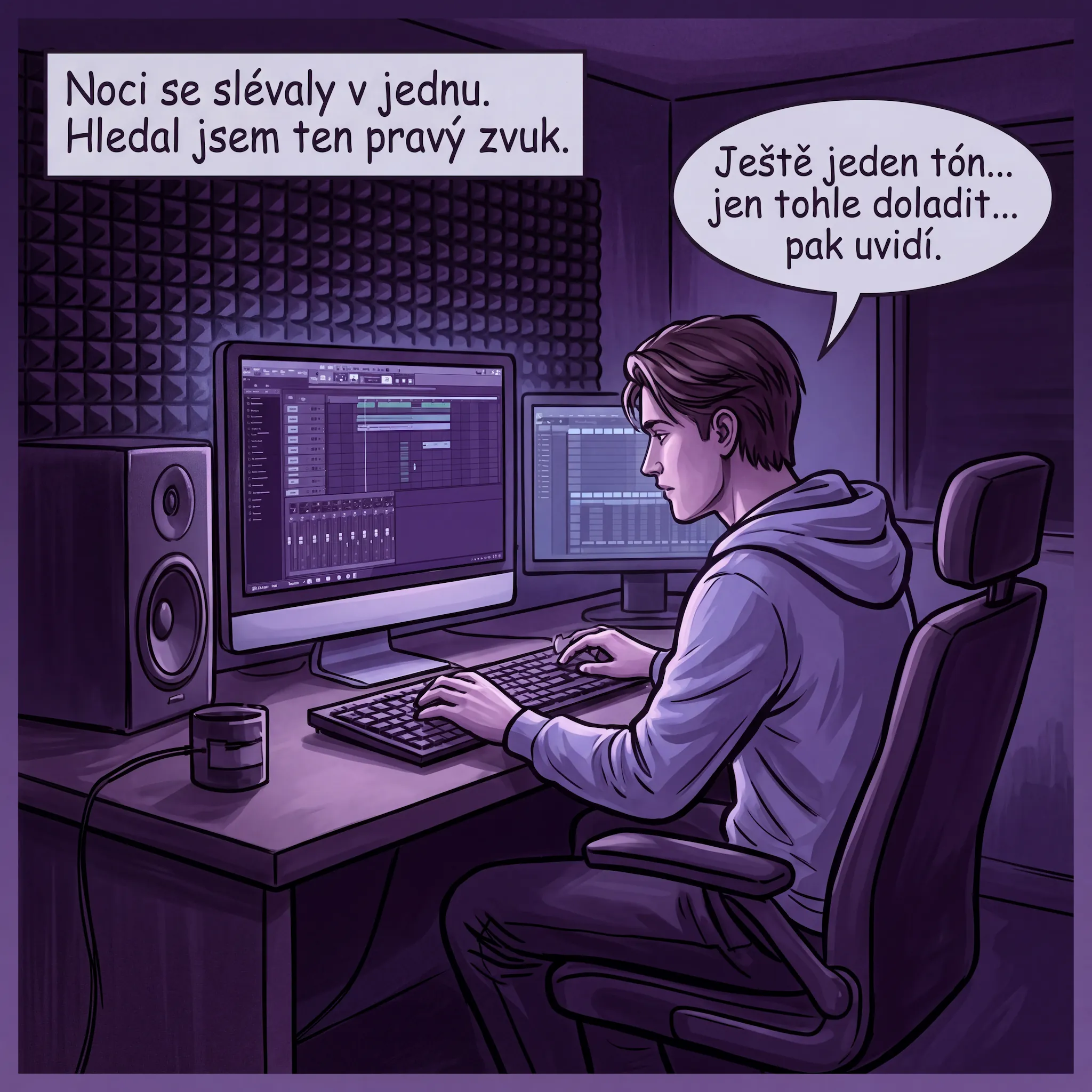 Studio — noci jsem strávil v jednu, hledal jsem ten pravý zvuk